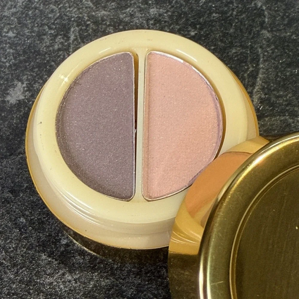 Vintage Estee Lauder Two-in-One Eyeshadow Duo Wet/Dry Formula Tearose,‎ Dusk